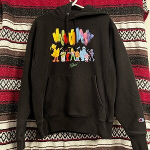 Sesame Street Naturel Colab CHAMPION Reverse Weave Hoodie